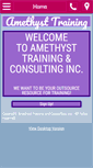 Mobile Screenshot of amethysttraining.org